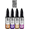 riot squad black edition ml eliquid shortfill bottles